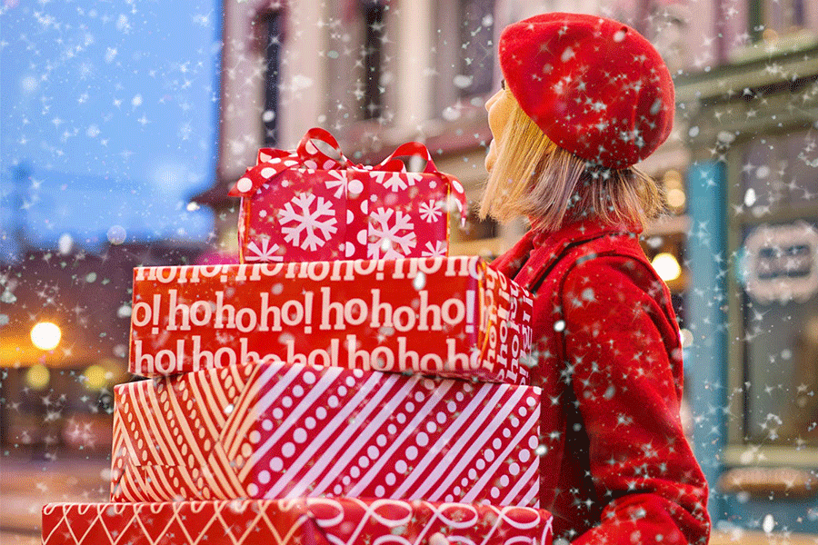 shopping de Noël à Paris
